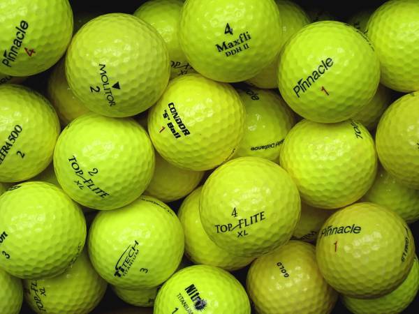 Marken-Mix Gelb Golfbälle